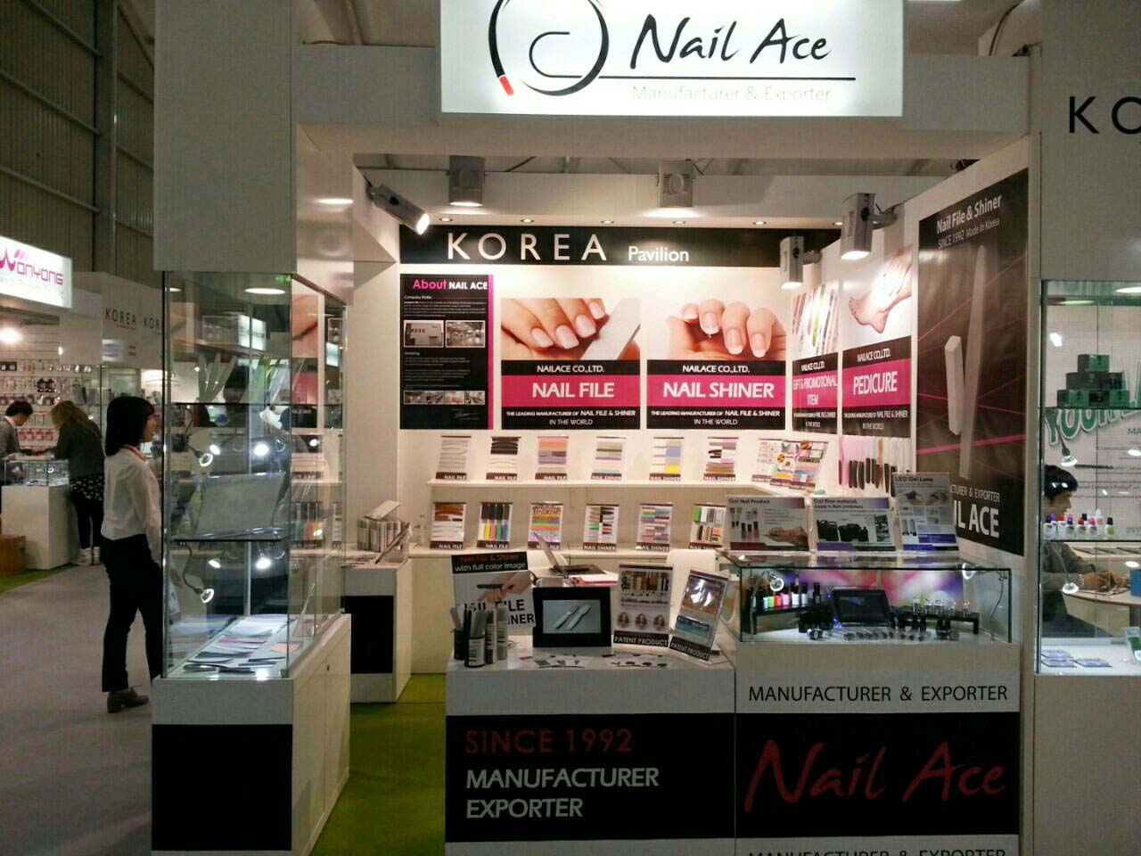 2015 Bologna Cosmoprof Nail Ace exhibition booth